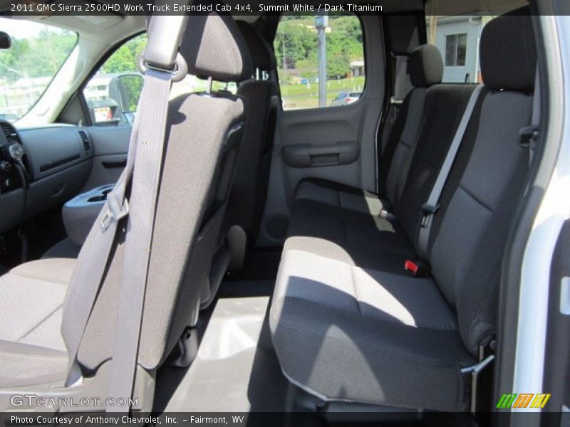 Summit White / Dark Titanium 2011 GMC Sierra 2500HD Work Truck Extended Cab 4x4