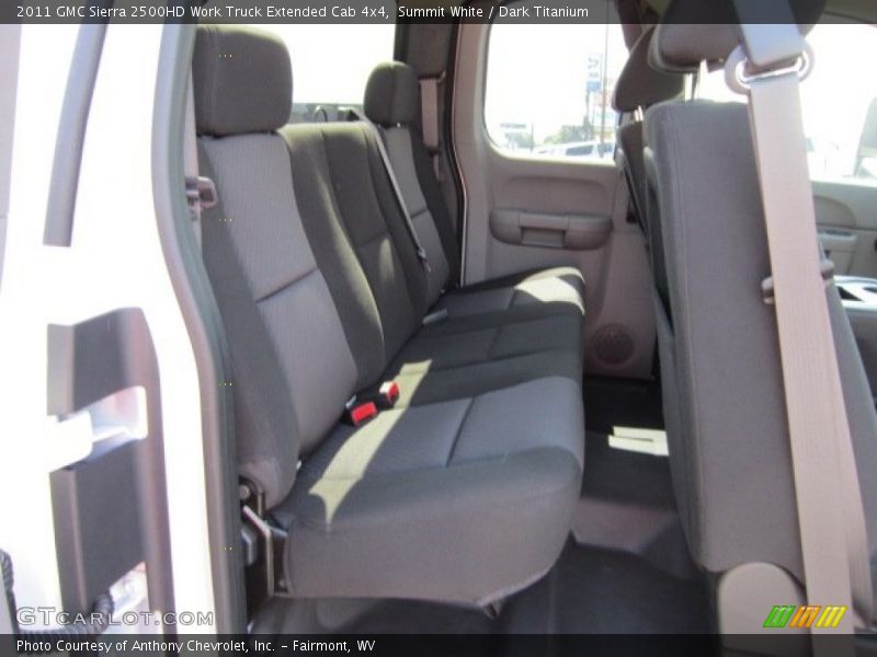 Summit White / Dark Titanium 2011 GMC Sierra 2500HD Work Truck Extended Cab 4x4