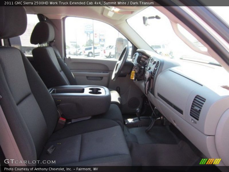 Summit White / Dark Titanium 2011 GMC Sierra 2500HD Work Truck Extended Cab 4x4
