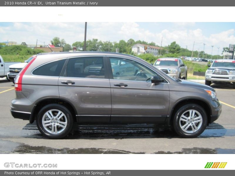 Urban Titanium Metallic / Ivory 2010 Honda CR-V EX