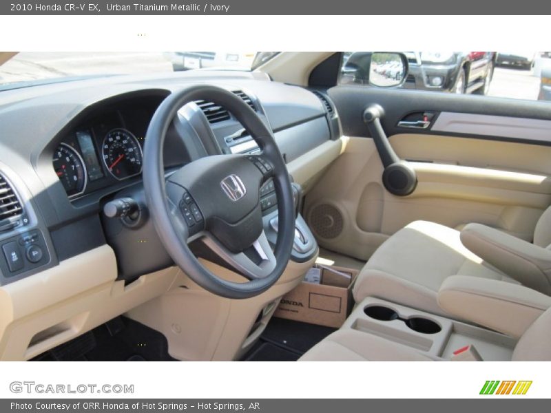 Urban Titanium Metallic / Ivory 2010 Honda CR-V EX