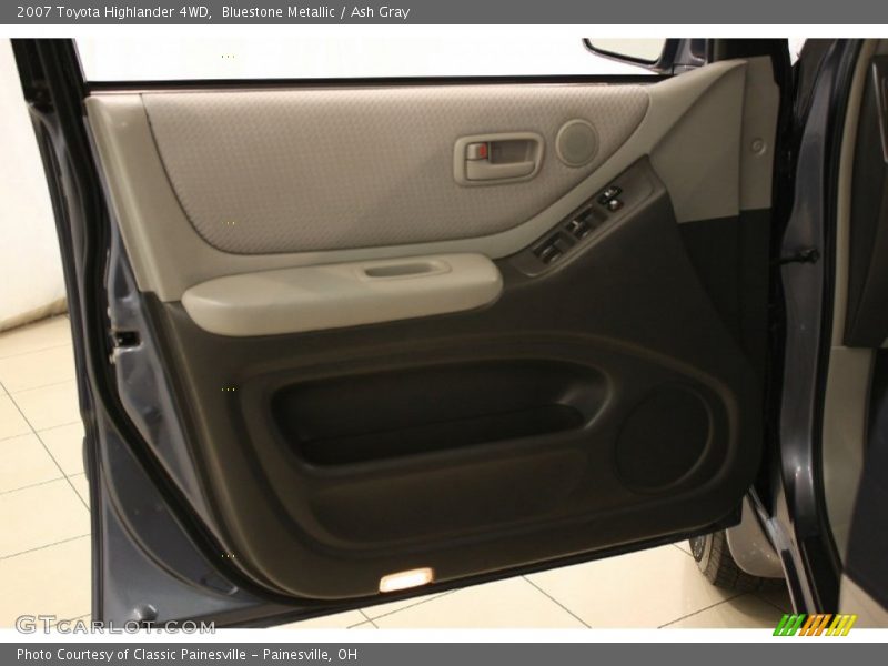 Bluestone Metallic / Ash Gray 2007 Toyota Highlander 4WD