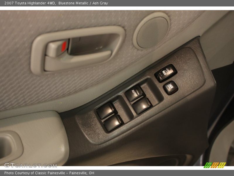 Bluestone Metallic / Ash Gray 2007 Toyota Highlander 4WD