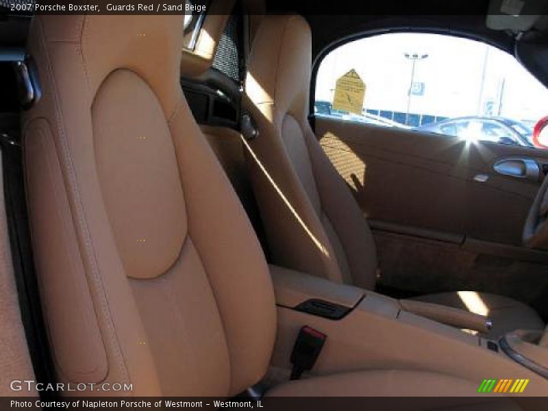 Guards Red / Sand Beige 2007 Porsche Boxster