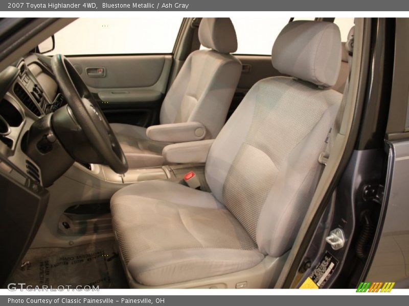 Bluestone Metallic / Ash Gray 2007 Toyota Highlander 4WD