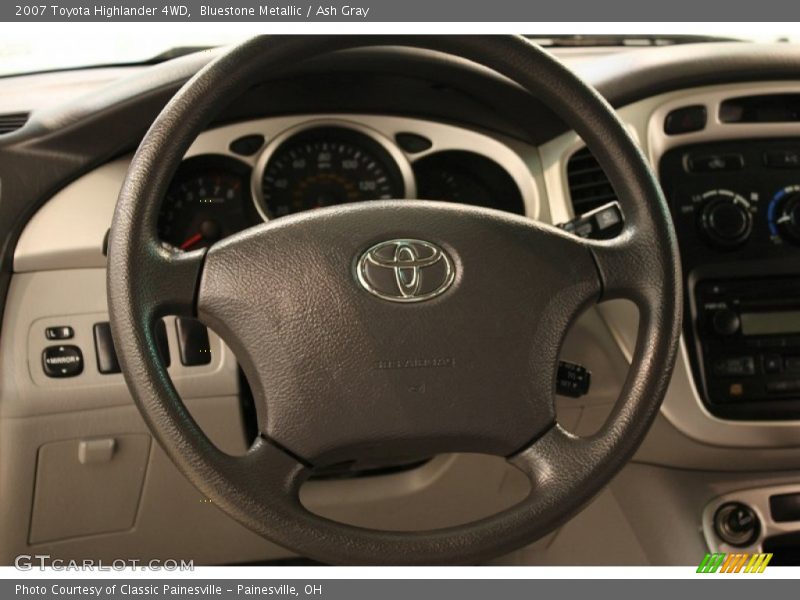 Bluestone Metallic / Ash Gray 2007 Toyota Highlander 4WD
