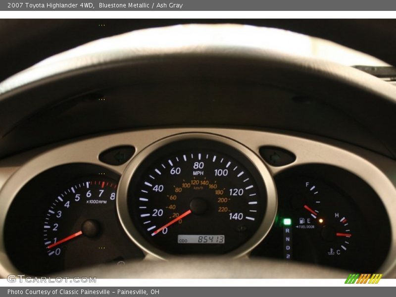  2007 Highlander 4WD 4WD Gauges