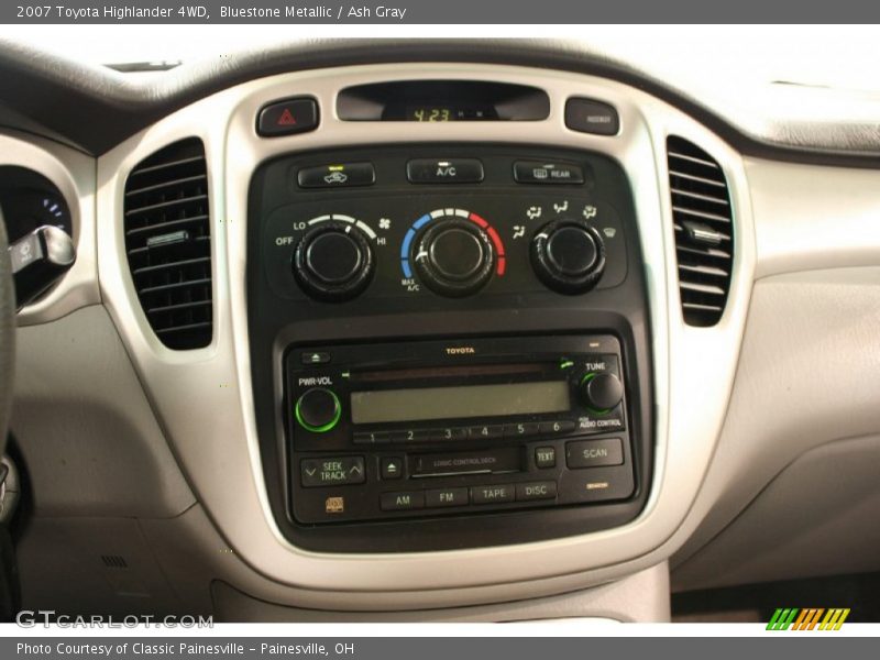 Controls of 2007 Highlander 4WD
