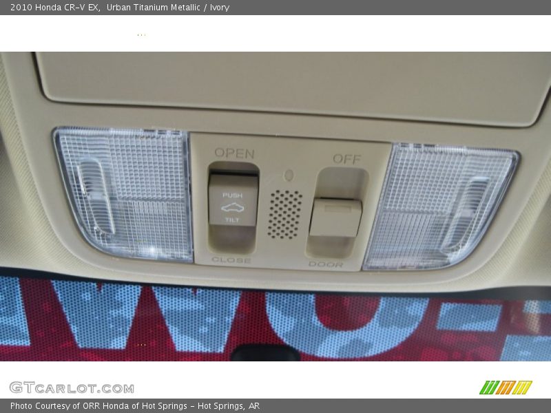 Urban Titanium Metallic / Ivory 2010 Honda CR-V EX
