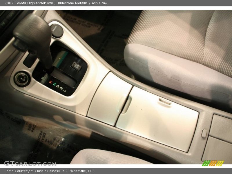Bluestone Metallic / Ash Gray 2007 Toyota Highlander 4WD