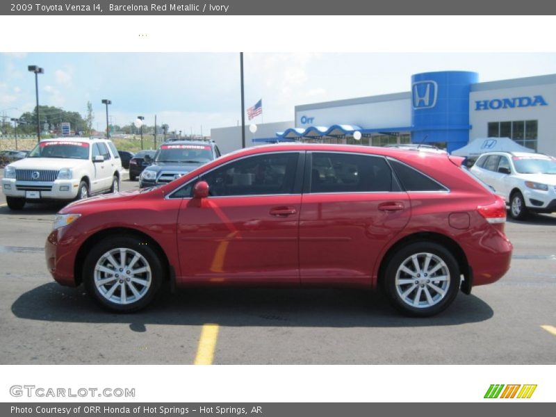 Barcelona Red Metallic / Ivory 2009 Toyota Venza I4