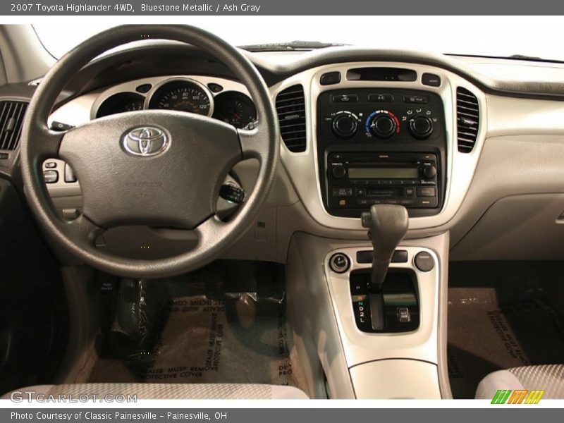 Bluestone Metallic / Ash Gray 2007 Toyota Highlander 4WD