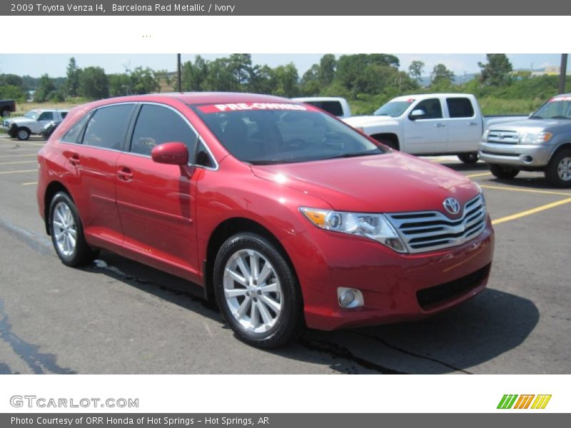 Barcelona Red Metallic / Ivory 2009 Toyota Venza I4