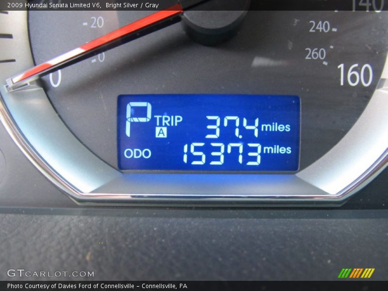Bright Silver / Gray 2009 Hyundai Sonata Limited V6