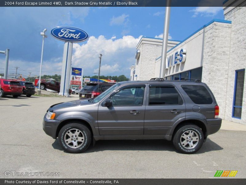 Dark Shadow Grey Metallic / Ebony Black 2004 Ford Escape Limited 4WD