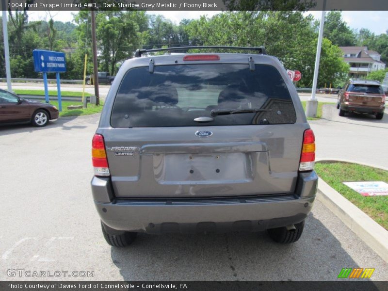 Dark Shadow Grey Metallic / Ebony Black 2004 Ford Escape Limited 4WD
