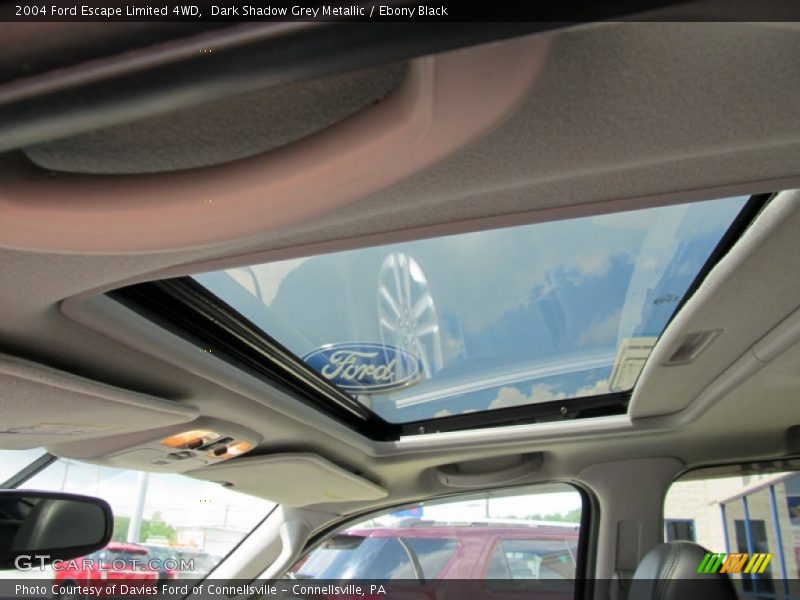 Dark Shadow Grey Metallic / Ebony Black 2004 Ford Escape Limited 4WD