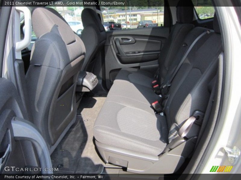 Gold Mist Metallic / Ebony/Ebony 2011 Chevrolet Traverse LT AWD