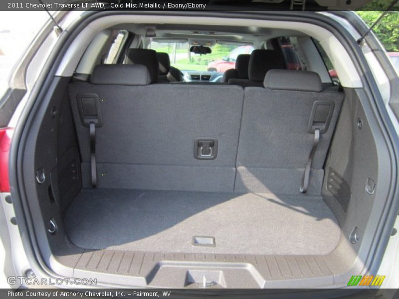 Gold Mist Metallic / Ebony/Ebony 2011 Chevrolet Traverse LT AWD
