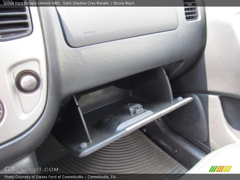 Dark Shadow Grey Metallic / Ebony Black 2004 Ford Escape Limited 4WD