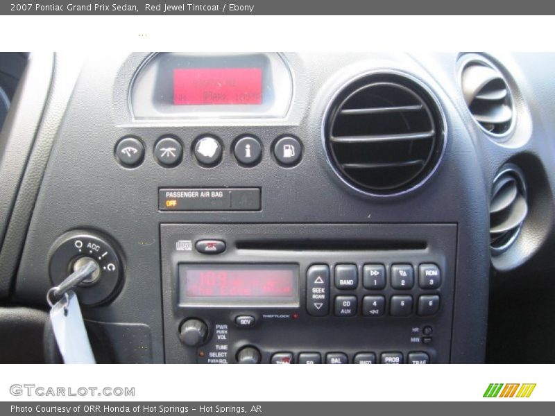 Red Jewel Tintcoat / Ebony 2007 Pontiac Grand Prix Sedan