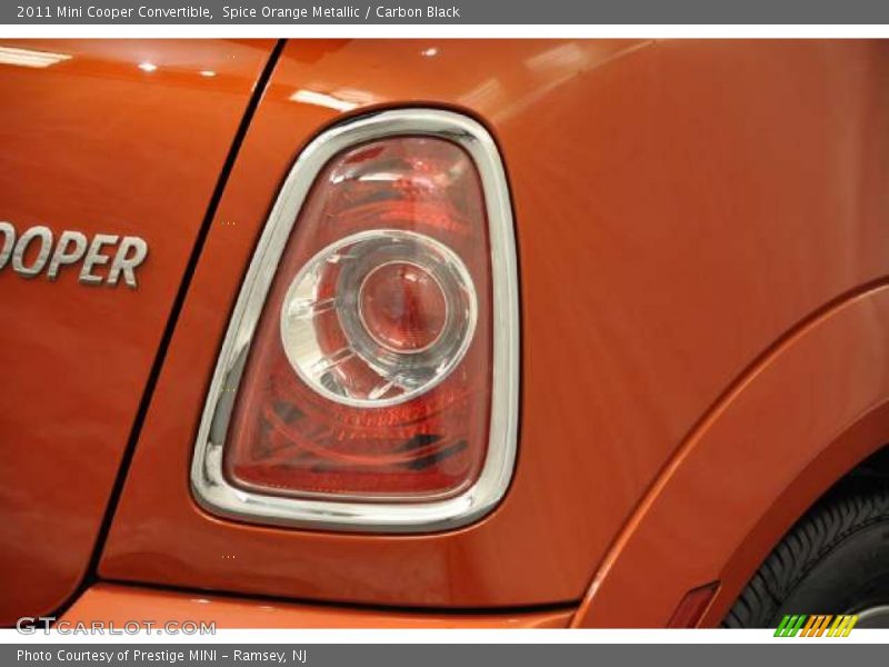 Spice Orange Metallic / Carbon Black 2011 Mini Cooper Convertible