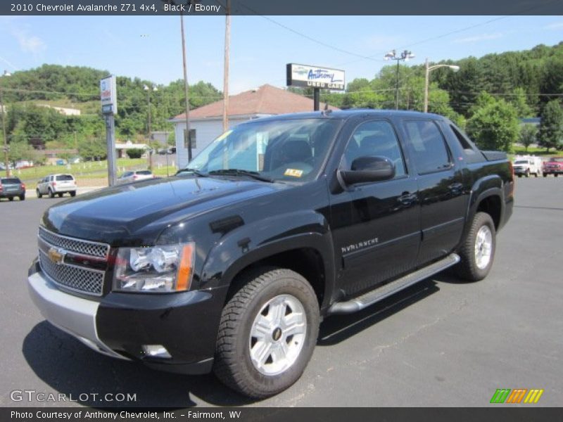 Black / Ebony 2010 Chevrolet Avalanche Z71 4x4