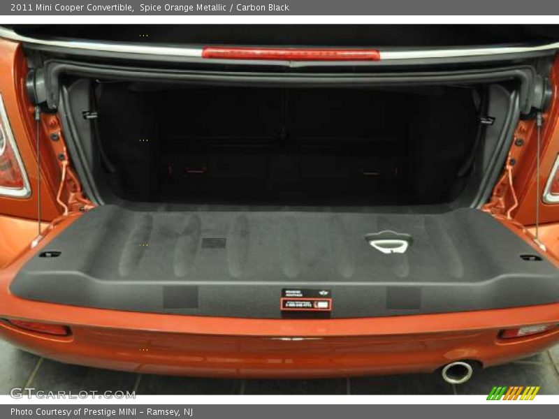 Spice Orange Metallic / Carbon Black 2011 Mini Cooper Convertible