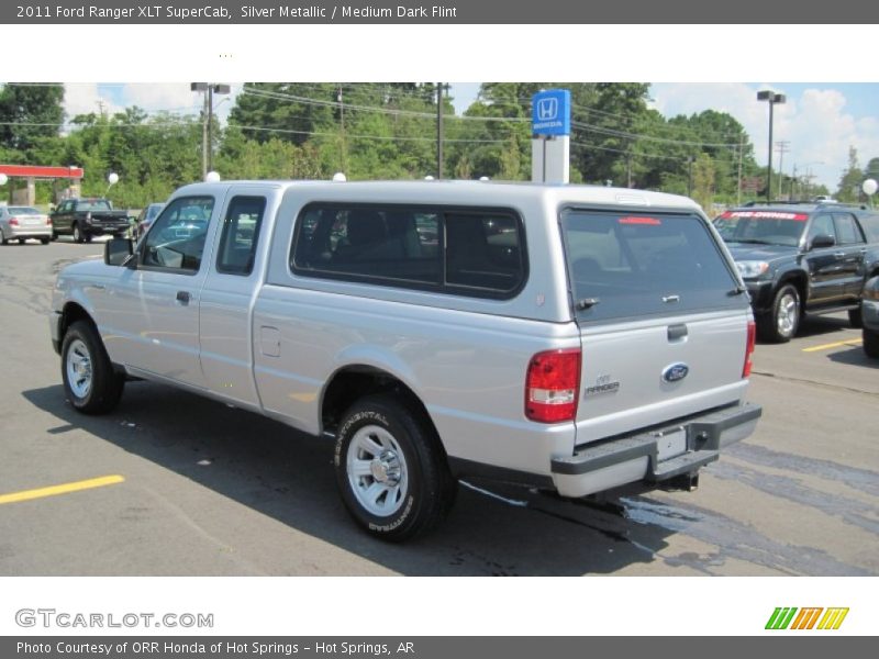 Silver Metallic / Medium Dark Flint 2011 Ford Ranger XLT SuperCab