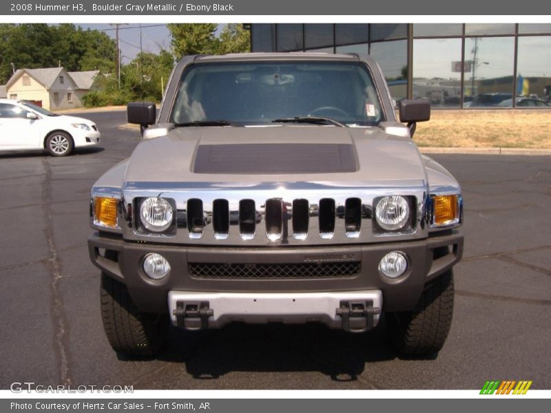 Boulder Gray Metallic / Ebony Black 2008 Hummer H3