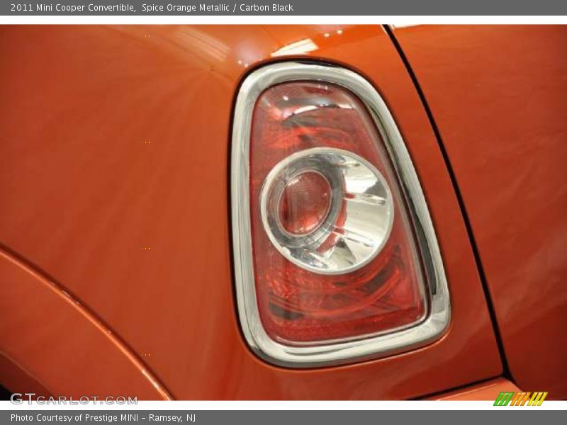 Spice Orange Metallic / Carbon Black 2011 Mini Cooper Convertible