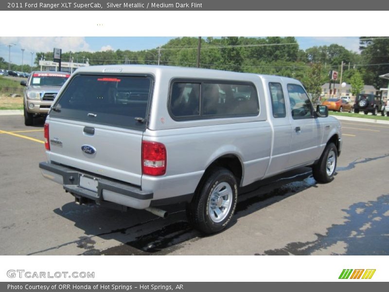 Silver Metallic / Medium Dark Flint 2011 Ford Ranger XLT SuperCab