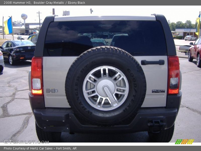 Boulder Gray Metallic / Ebony Black 2008 Hummer H3