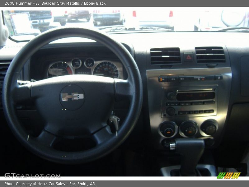 Boulder Gray Metallic / Ebony Black 2008 Hummer H3