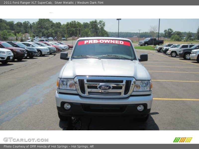 Silver Metallic / Medium Dark Flint 2011 Ford Ranger XLT SuperCab