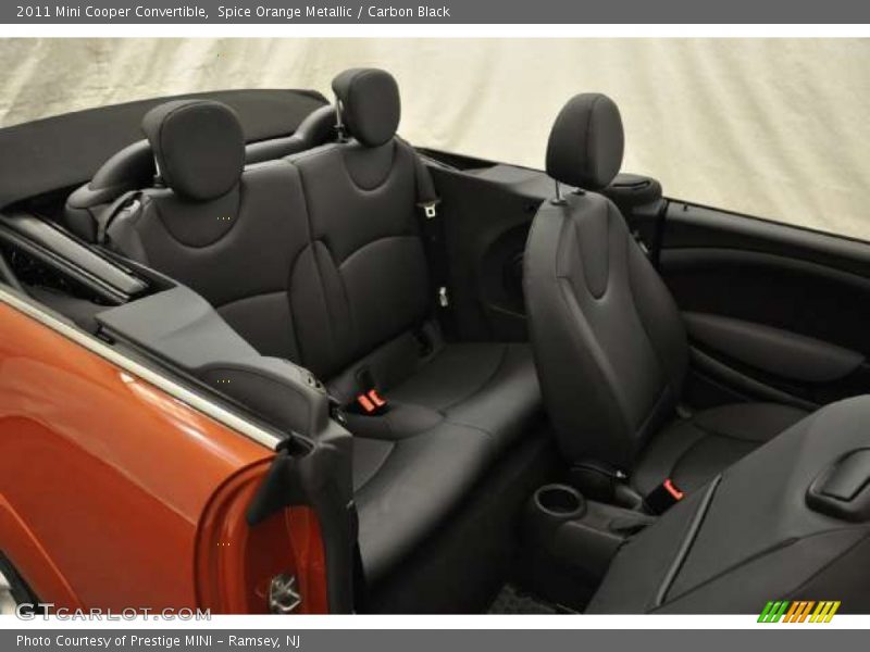 Spice Orange Metallic / Carbon Black 2011 Mini Cooper Convertible