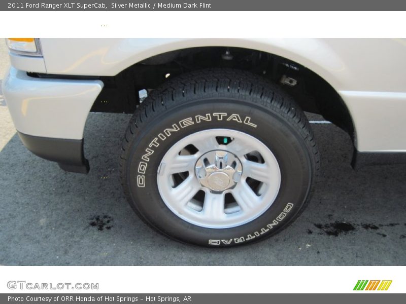 Silver Metallic / Medium Dark Flint 2011 Ford Ranger XLT SuperCab