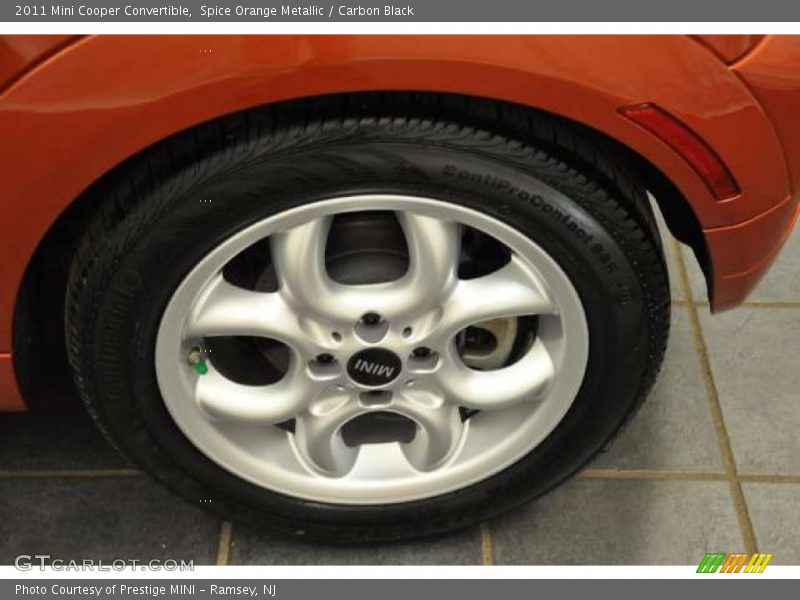 Spice Orange Metallic / Carbon Black 2011 Mini Cooper Convertible