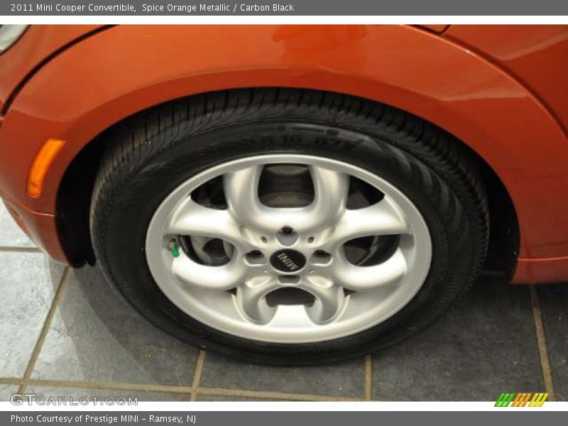 Spice Orange Metallic / Carbon Black 2011 Mini Cooper Convertible