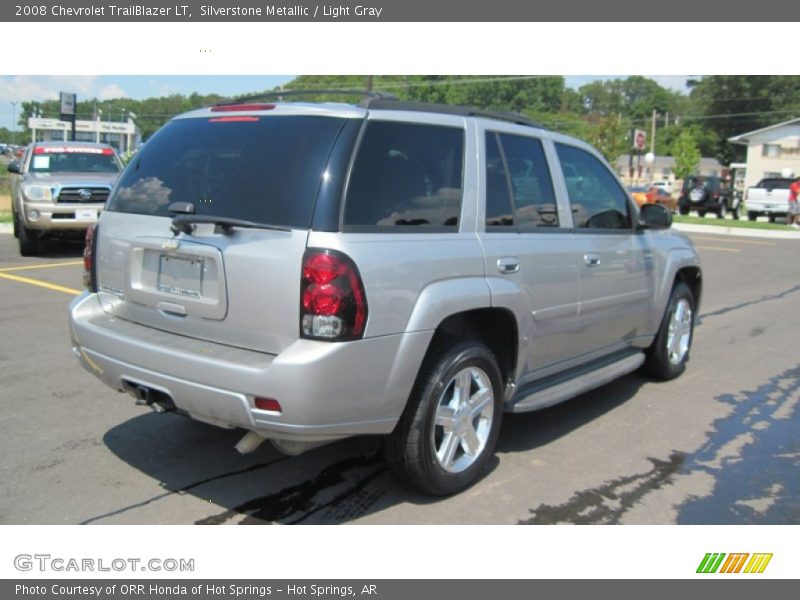 Silverstone Metallic / Light Gray 2008 Chevrolet TrailBlazer LT