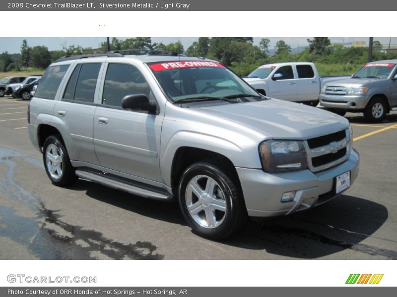 Silverstone Metallic / Light Gray 2008 Chevrolet TrailBlazer LT