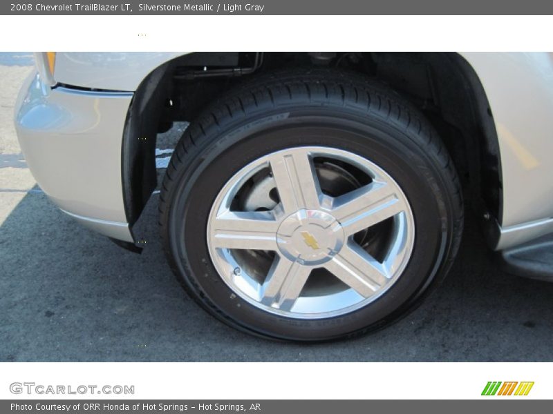 Silverstone Metallic / Light Gray 2008 Chevrolet TrailBlazer LT