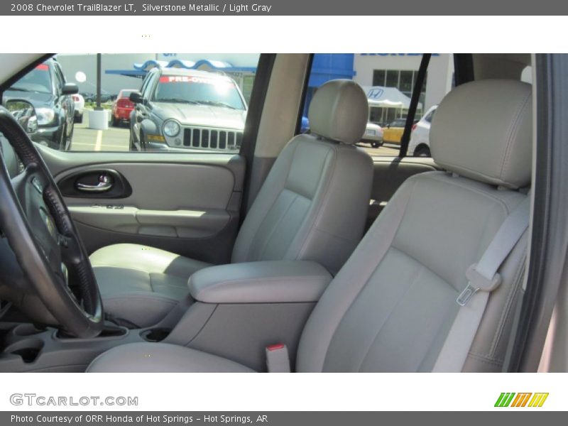 Silverstone Metallic / Light Gray 2008 Chevrolet TrailBlazer LT