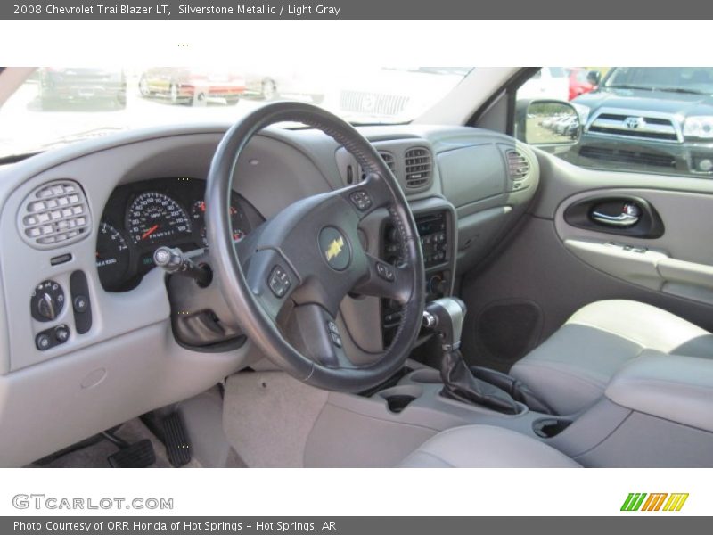 Silverstone Metallic / Light Gray 2008 Chevrolet TrailBlazer LT