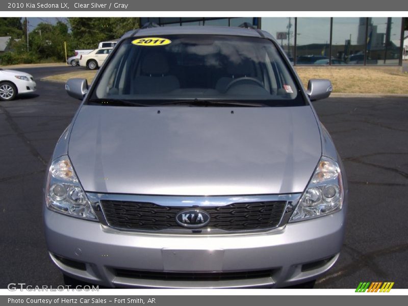 Clear Silver / Gray 2010 Kia Sedona LX