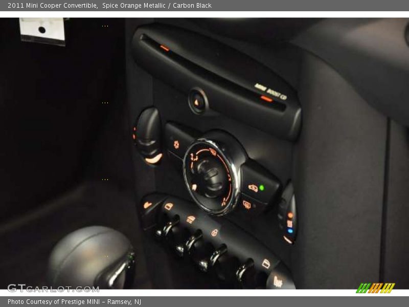 Spice Orange Metallic / Carbon Black 2011 Mini Cooper Convertible