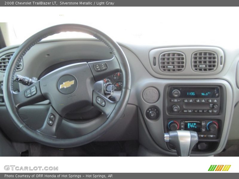 Silverstone Metallic / Light Gray 2008 Chevrolet TrailBlazer LT