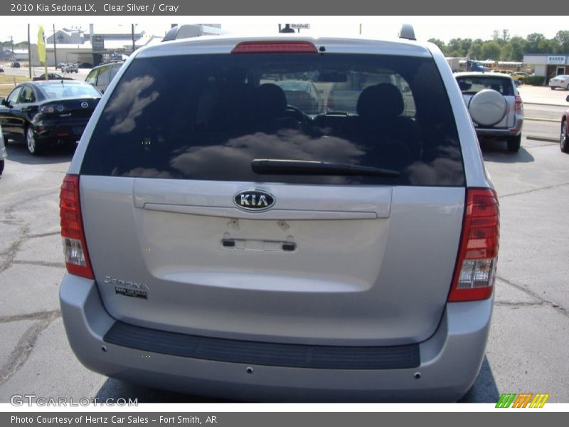 Clear Silver / Gray 2010 Kia Sedona LX