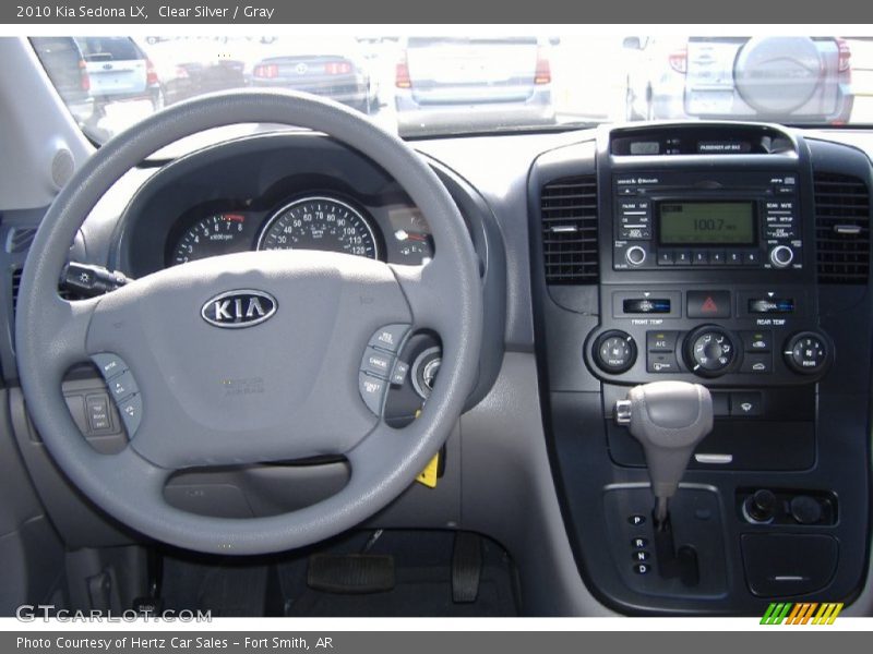 Clear Silver / Gray 2010 Kia Sedona LX