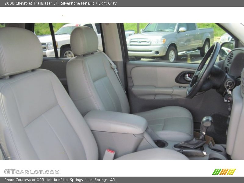 Silverstone Metallic / Light Gray 2008 Chevrolet TrailBlazer LT